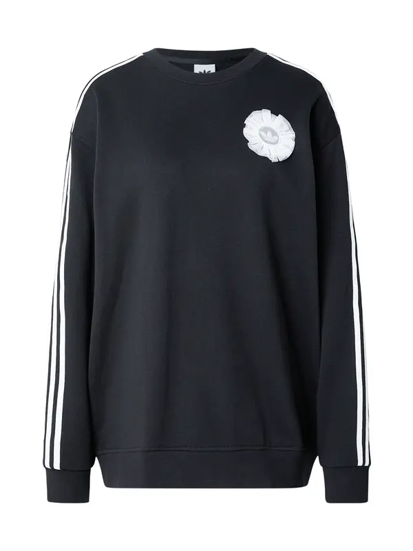ADIDAS ORIGINALS ADIDAS ORIGINALS Sweater majica  crna / bijela