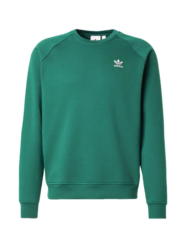 ADIDAS ORIGINALS ADIDAS ORIGINALS Sweater majica 'ESS'  tamno zelena