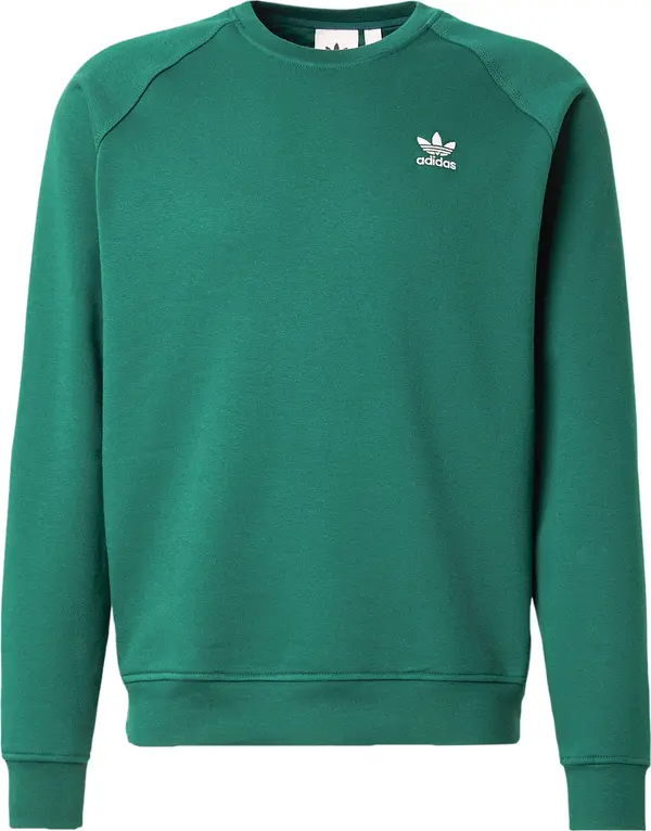 ADIDAS ORIGINALS ADIDAS ORIGINALS Sweater majica 'ESS'  tamno zelena