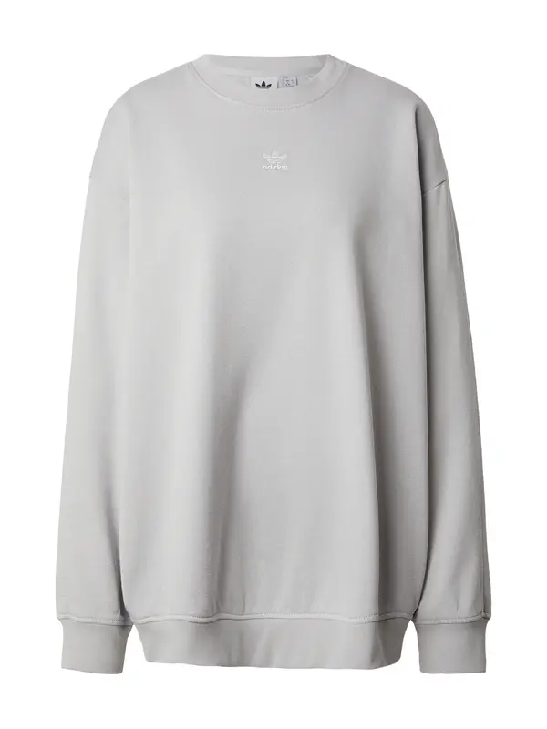 ADIDAS ORIGINALS ADIDAS ORIGINALS Sweater majica 'Essentials'  siva / bijela