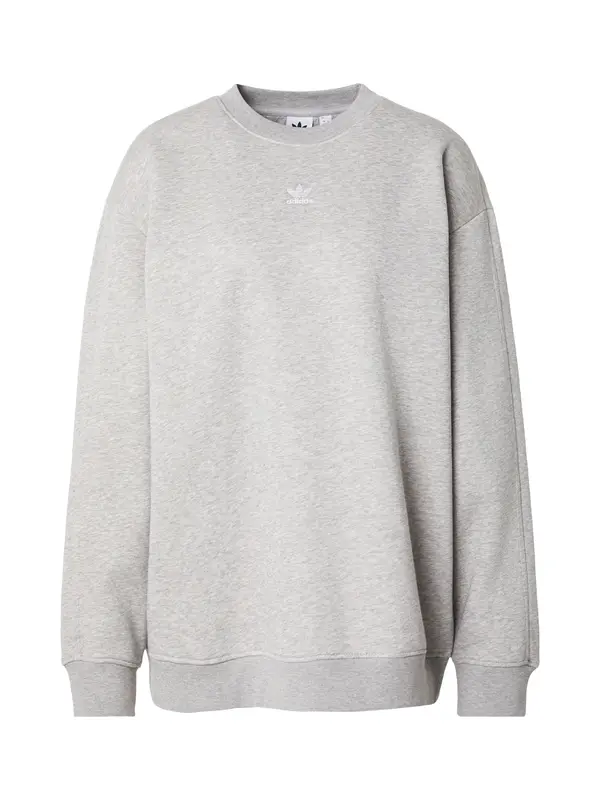 ADIDAS ORIGINALS ADIDAS ORIGINALS Sweater majica 'Essentials'  siva melange / bijela