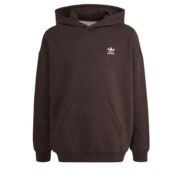 ADIDAS ORIGINALS ADIDAS ORIGINALS Sweater majica 'Loose Fleece Hoodie'  čokolada / bijela