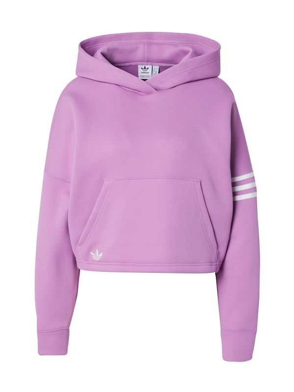 ADIDAS ORIGINALS ADIDAS ORIGINALS Sweater majica 'Neucl'  šljiva / bijela