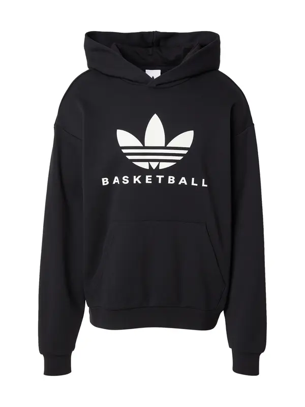 ADIDAS ORIGINALS ADIDAS ORIGINALS Sweater majica 'OG FOUN.'  crna / bijela