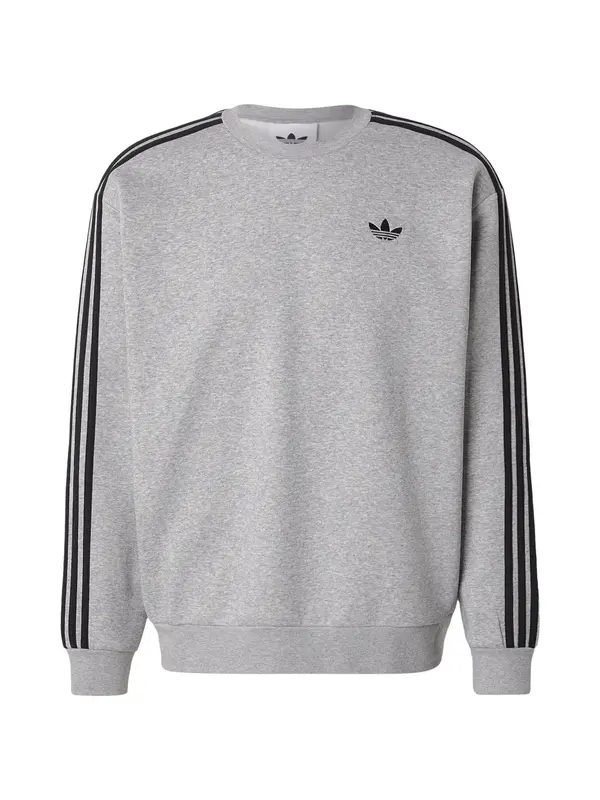 ADIDAS ORIGINALS ADIDAS ORIGINALS Sweater majica  siva / crna