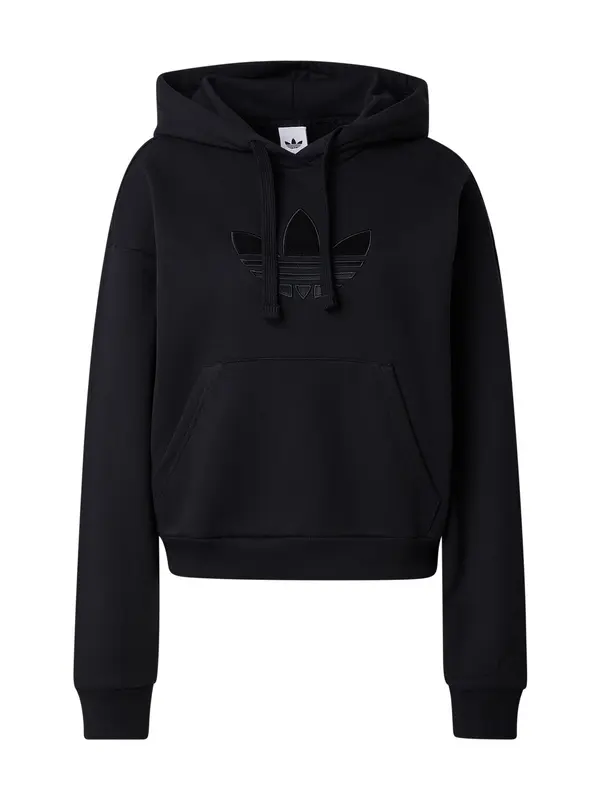 ADIDAS ORIGINALS ADIDAS ORIGINALS Sweater majica 'TREFOIL'  crna