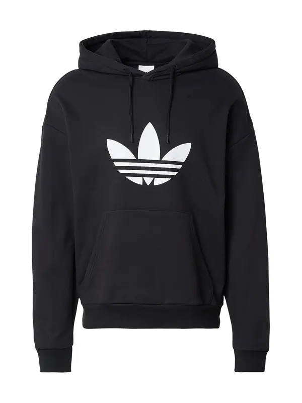 ADIDAS ORIGINALS ADIDAS ORIGINALS Sweater majica 'TREFOIL'  crna / bijela