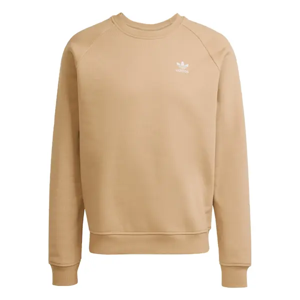 ADIDAS ORIGINALS ADIDAS ORIGINALS Sweater majica 'Trefoil Essentials'  cappuccino / bijela