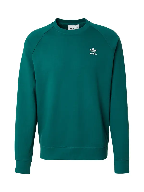 ADIDAS ORIGINALS ADIDAS ORIGINALS Sweater majica 'Trefoil Essentials'  kraljevski zelena