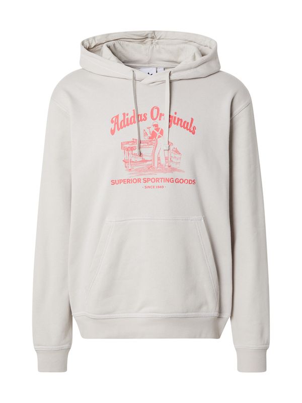 ADIDAS ORIGINALS ADIDAS ORIGINALS Sweater majica 'Wabash'  sivkasto bež / svijetlocrvena