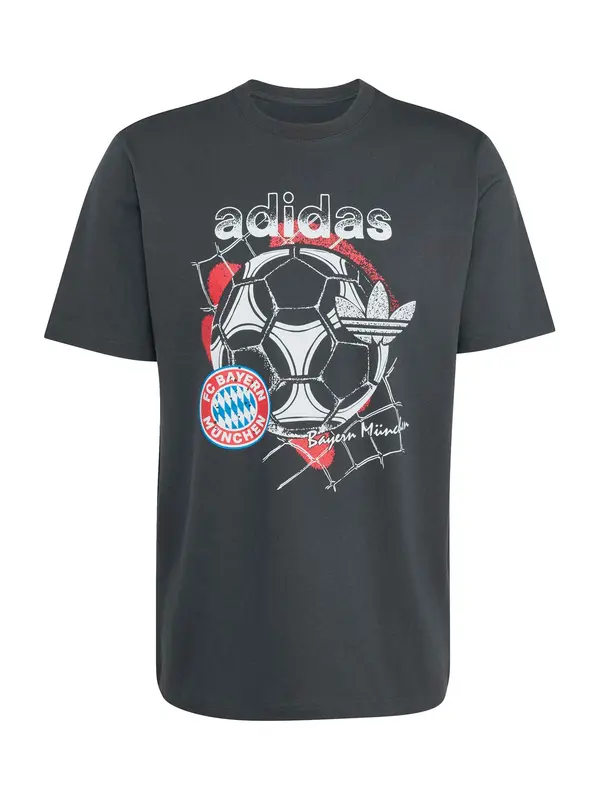 ADIDAS ORIGINALS ADIDAS ORIGINALS Tehnička sportska majica 'FCB'  plava / grafit siva / crvena / bijela