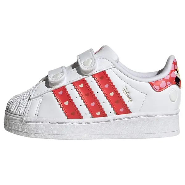 ADIDAS ORIGINALS ADIDAS ORIGINALS Tenisice 'Adidas Disney Superstar'  roza / svijetlo crvena / bijela
