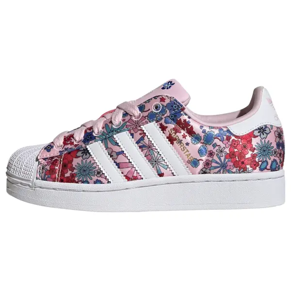 ADIDAS ORIGINALS ADIDAS ORIGINALS Tenisice 'Adidas x Liberty London Superstar II'  plava / roza / roza / bijela