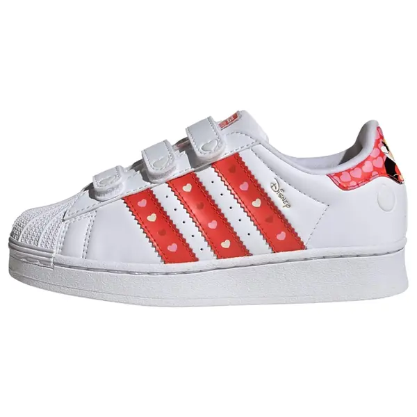 ADIDAS ORIGINALS ADIDAS ORIGINALS Tenisice 'Disney Superstar LED LIGHTS'  roza / crvena / crna / bijela