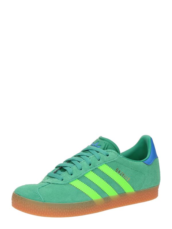 ADIDAS ORIGINALS ADIDAS ORIGINALS Tenisice 'GAZELLE C'  plava / zelena / neonsko zelena