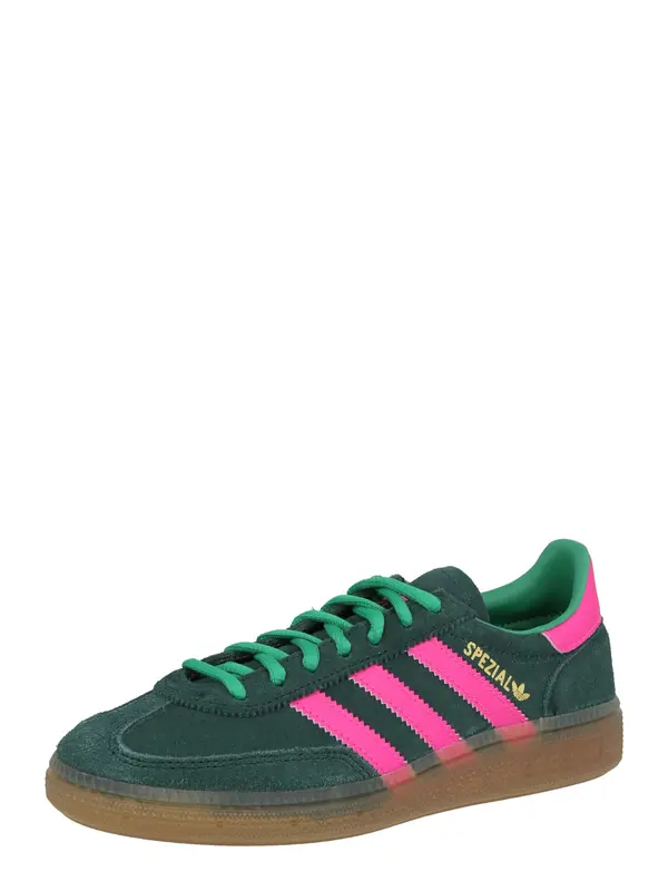 ADIDAS ORIGINALS ADIDAS ORIGINALS Tenisice 'HANDBALL SPEZIAL'  zlatna / tamno zelena / roza