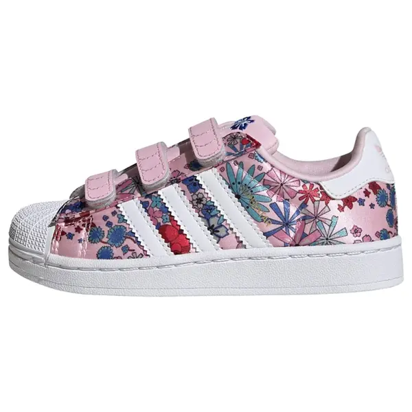 ADIDAS ORIGINALS ADIDAS ORIGINALS Tenisice 'Liberty London Superstar'  petrol / roza / crvena / bijela