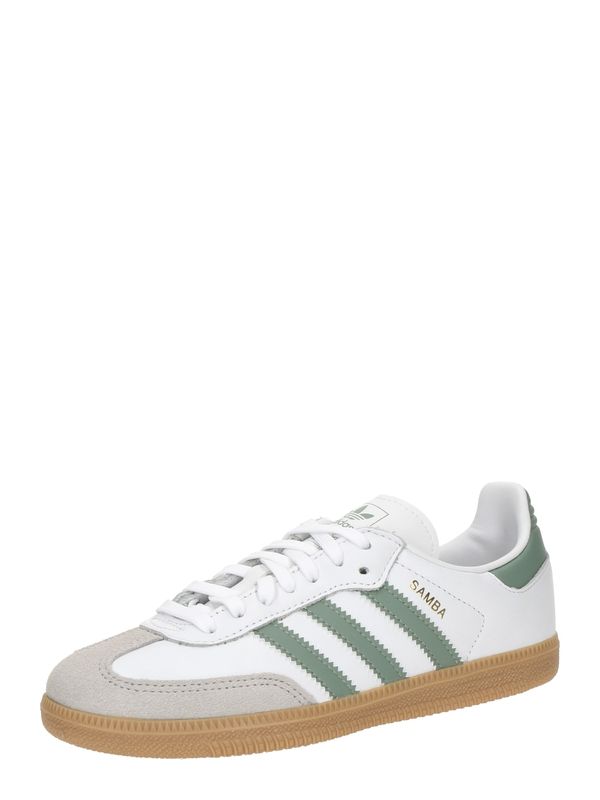 ADIDAS ORIGINALS ADIDAS ORIGINALS Tenisice 'Samba'  svijetlosiva / zelena / bijela