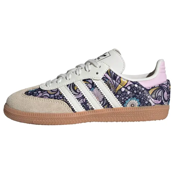ADIDAS ORIGINALS ADIDAS ORIGINALS Tenisice 'Samba x Liberty London'  siva / tamno ljubičasta / pastelno roza / bijela
