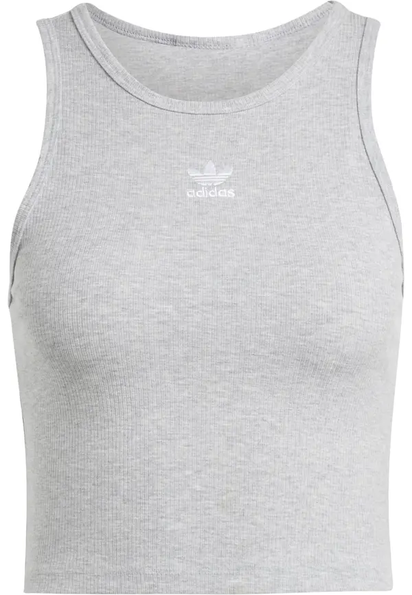 ADIDAS ORIGINALS ADIDAS ORIGINALS Top 'Adicolor Essentials'  siva melange / bijela