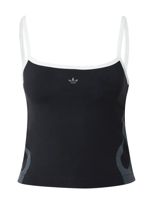 ADIDAS ORIGINALS ADIDAS ORIGINALS Top 'Flames'  boja pijeska / siva / crna