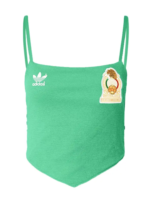 ADIDAS ORIGINALS ADIDAS ORIGINALS Top 'MEXICO'  zelena / bijela