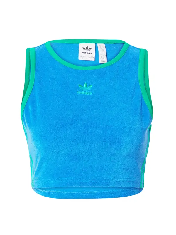 ADIDAS ORIGINALS ADIDAS ORIGINALS Top  plava / travnato zelena