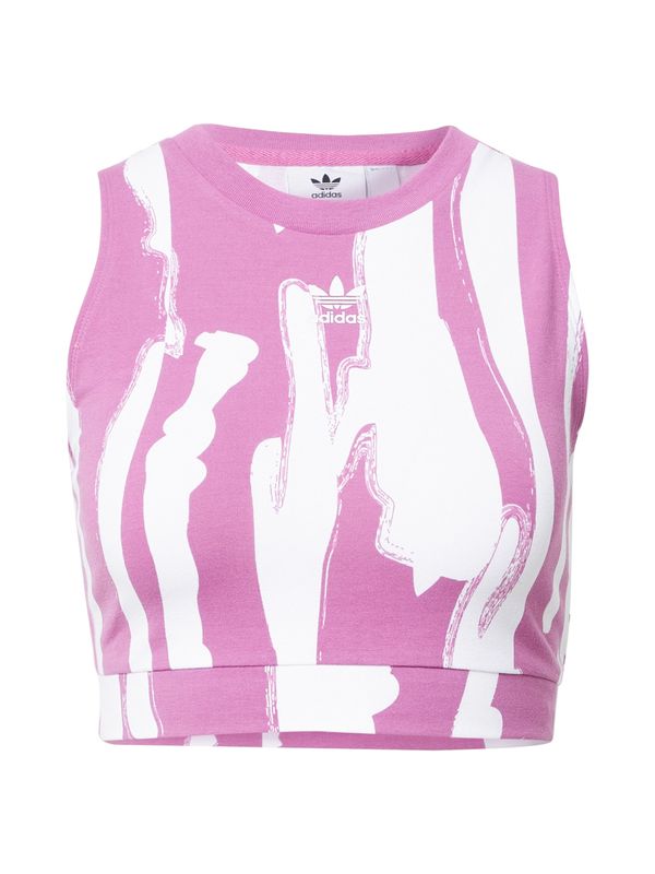 ADIDAS ORIGINALS ADIDAS ORIGINALS Top 'Thebe Magugu'  ljubičasta / bijela