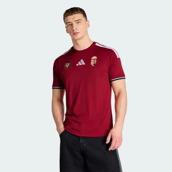 ADIDAS PERFORMANCE ADIDAS PERFORMANCE Dres 'Hungary 26 Home'  zlatna / kraljevski zelena / crvena / bijela