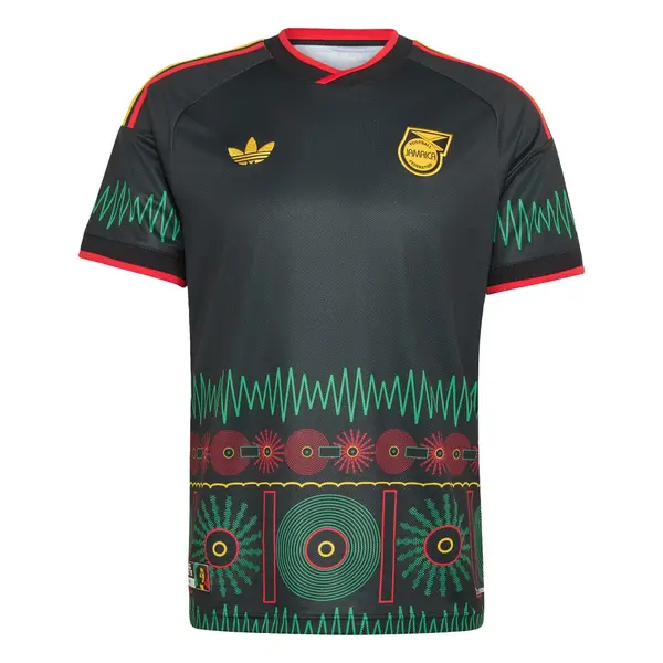 ADIDAS PERFORMANCE ADIDAS PERFORMANCE Dres 'Jamaika 26 x Bob Marley'  žuta / smaragdno zelena / crvena / crna