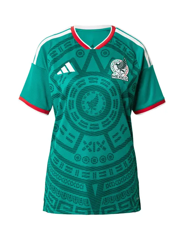 ADIDAS PERFORMANCE ADIDAS PERFORMANCE Dres 'Mexico 26 Home'  zelena / tamno zelena / crvena / bijela