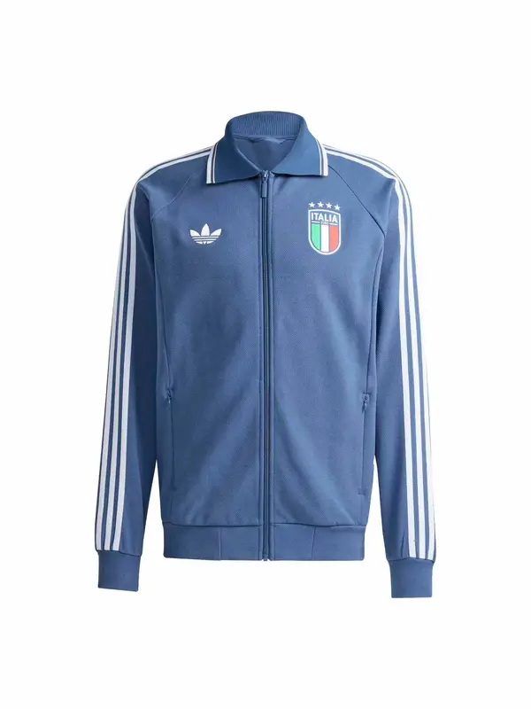 ADIDAS PERFORMANCE ADIDAS PERFORMANCE Jakna za vježbanje 'Italy Away Anthem'  morsko plava / zelena / bijela