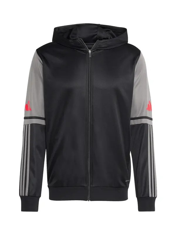 ADIDAS PERFORMANCE ADIDAS PERFORMANCE Jakna za vježbanje 'SQ25'  kameno siva / svijetlocrvena / crna
