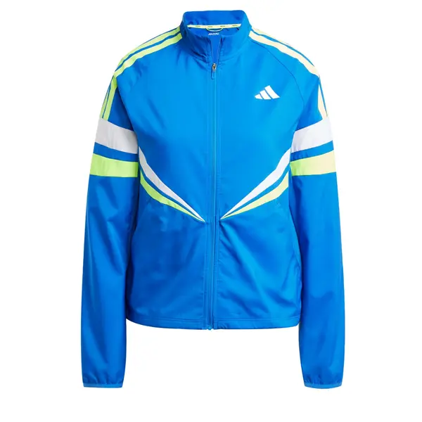 ADIDAS PERFORMANCE ADIDAS PERFORMANCE Sportska jakna 'Adizero'  azur / svijetlozelena / bijela