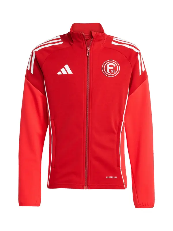 ADIDAS PERFORMANCE ADIDAS PERFORMANCE Sportska jakna 'Fortuna Düsseldorf'  crvena / bijela