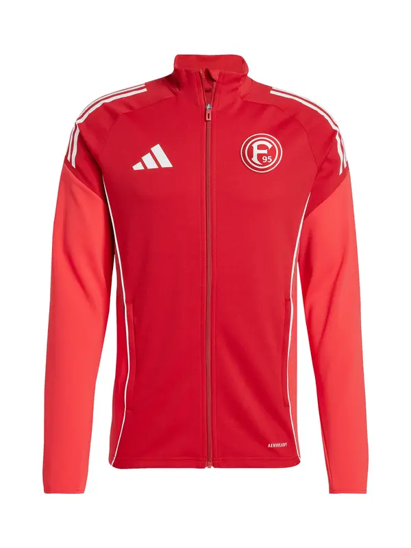 ADIDAS PERFORMANCE ADIDAS PERFORMANCE Sportska jakna 'Fortuna Düsseldorf'  crvena / bijela