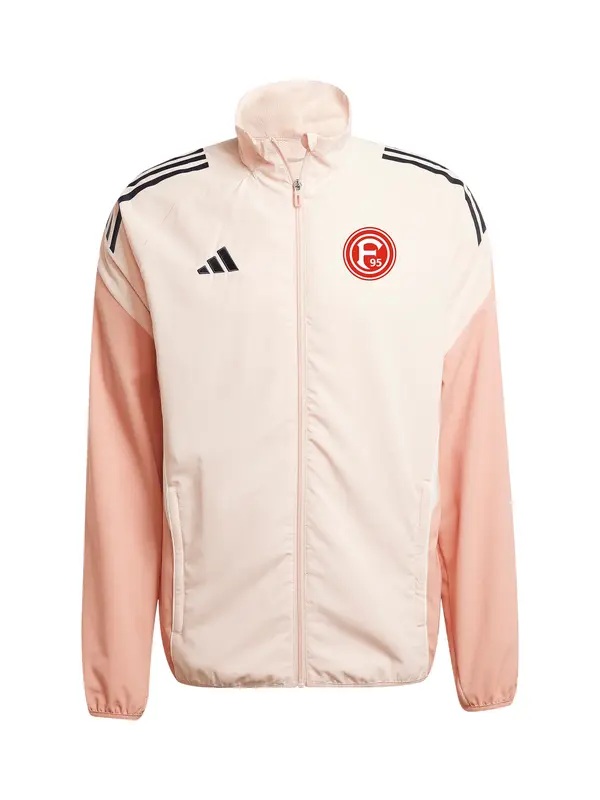 ADIDAS PERFORMANCE ADIDAS PERFORMANCE Sportska jakna 'Fortuna Düsseldorf'  roza / roza / crvena / crna