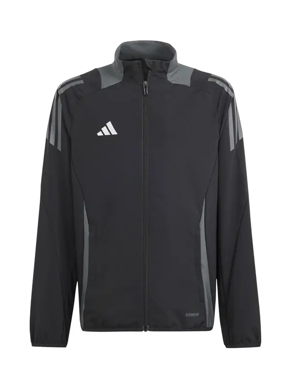 ADIDAS PERFORMANCE ADIDAS PERFORMANCE Sportska jakna 'Tiro'  tamo siva / crna / bijela