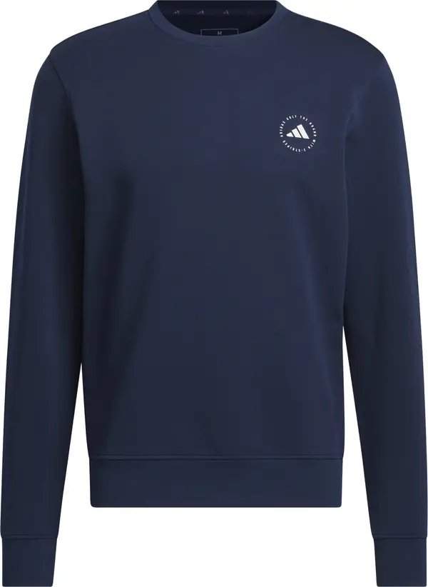 ADIDAS PERFORMANCE ADIDAS PERFORMANCE Sportska sweater majica 'Crewneck'  morsko plava / bijela