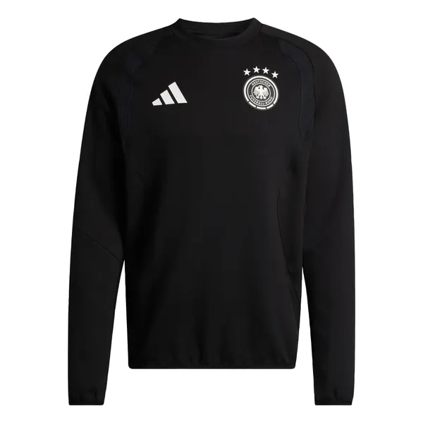 ADIDAS PERFORMANCE ADIDAS PERFORMANCE Sportska sweater majica 'DFB TT CR'  crna / bijela