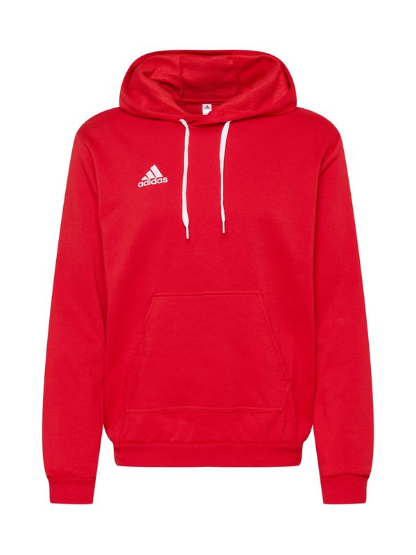 Adidas ADIDAS PERFORMANCE Sportska sweater majica 'Entrada 22'  crvena / bijela