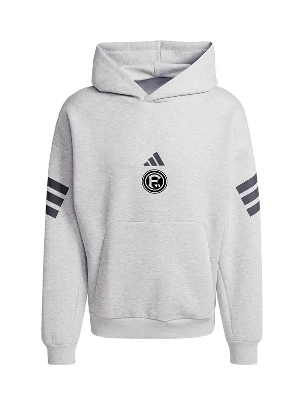 ADIDAS PERFORMANCE ADIDAS PERFORMANCE Sportska sweater majica 'Fortuna Düsseldorf'  siva / crna