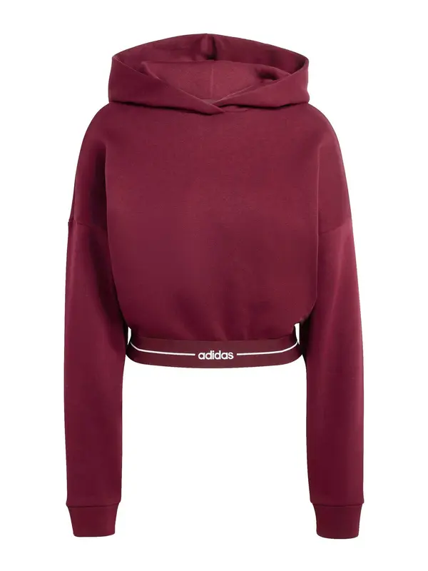 ADIDAS PERFORMANCE ADIDAS PERFORMANCE Sportska sweater majica 'Hyperglam'  bordo / bijela