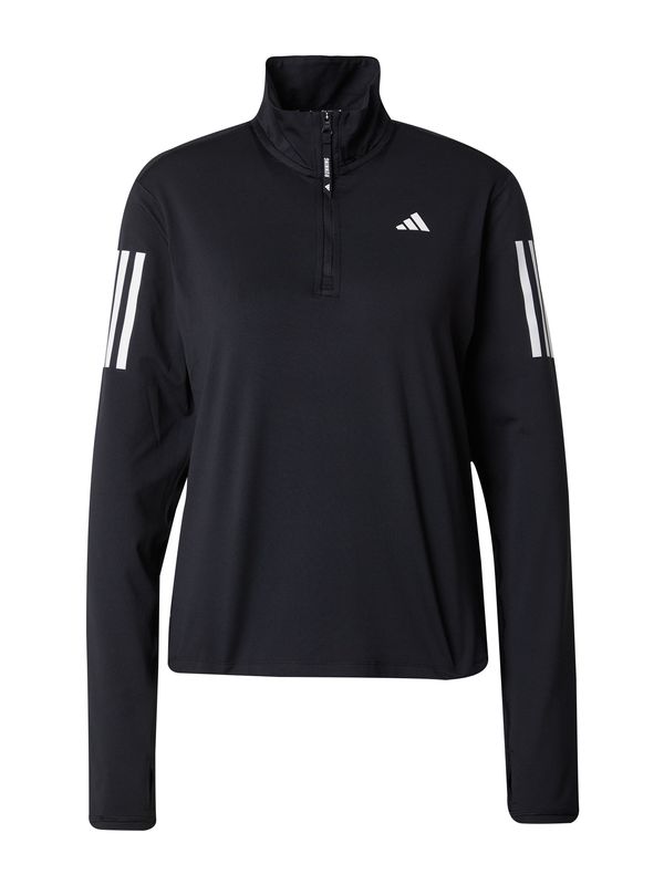 ADIDAS PERFORMANCE ADIDAS PERFORMANCE Sportska sweater majica 'Own The Run '  crna / bijela