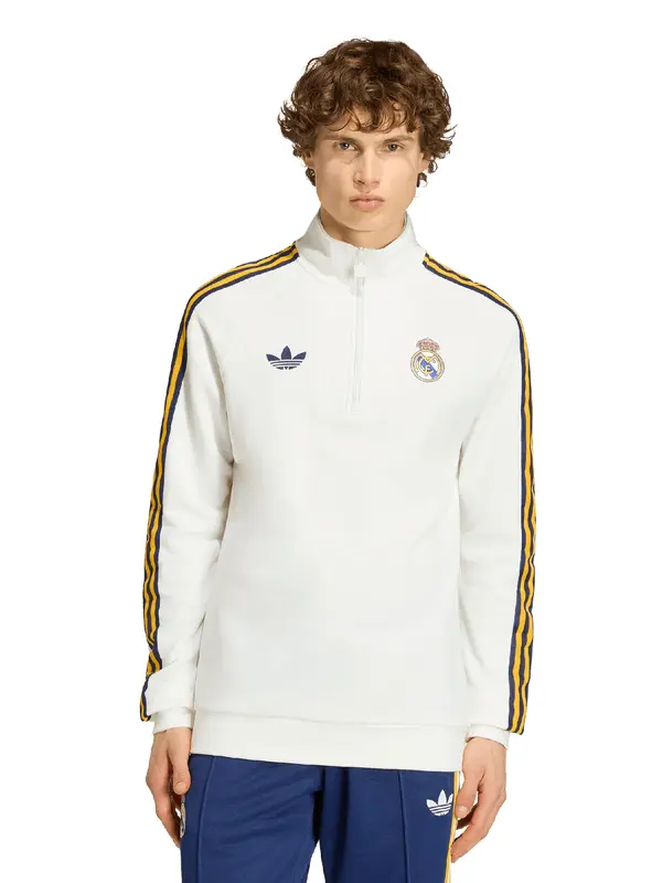 ADIDAS PERFORMANCE ADIDAS PERFORMANCE Sportska sweater majica 'Real Madrid'  mornarsko plava / zlatno žuta / bijela