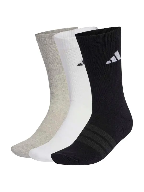 ADIDAS PERFORMANCE ADIDAS PERFORMANCE Sportske čarape 'Ess'  bež melange / tamo siva / crna / bijela