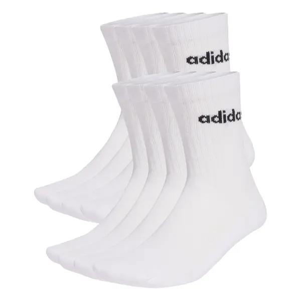 ADIDAS PERFORMANCE ADIDAS PERFORMANCE Sportske čarape 'LINEAR CUSHIONED CREW SOCK 10 PAIR PACK'  crna / bijela
