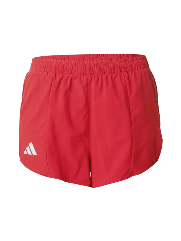 ADIDAS PERFORMANCE ADIDAS PERFORMANCE Sportske hlače 'Adizero Essentials'  krvavo crvena / bijela
