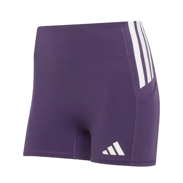 ADIDAS PERFORMANCE ADIDAS PERFORMANCE Sportske hlače 'Adizero'  patlidžan / bijela