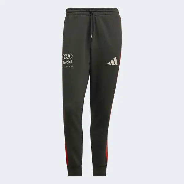 ADIDAS PERFORMANCE ADIDAS PERFORMANCE Sportske hlače 'Audi Formula One Team DNA'  tamo siva / crvena / bijela